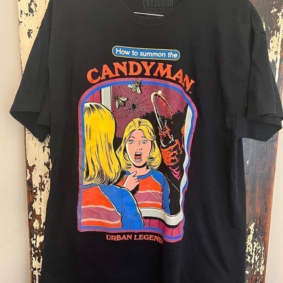 How to Summon The Candyman Retro Look unisex T-shirt.  Size XL - Picture 1 of 5